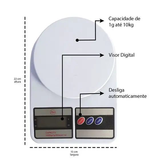 Balança Digital Precisão Total