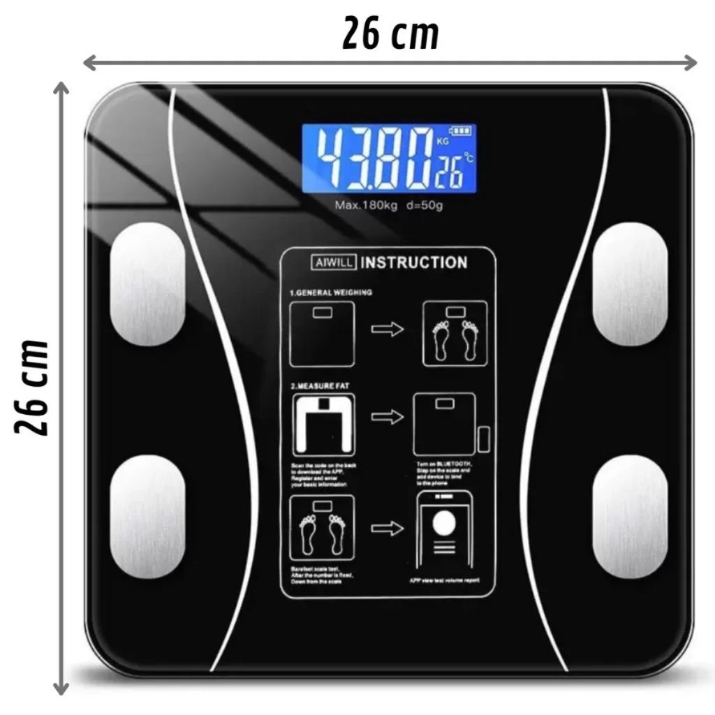 Balança Digital com Bioimpedância