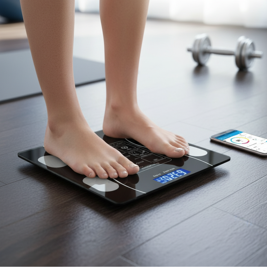 Balança Digital com Bioimpedância