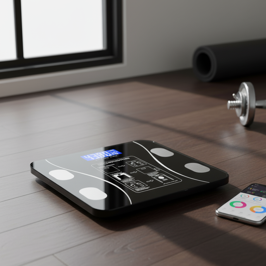 Balança Digital com Bioimpedância