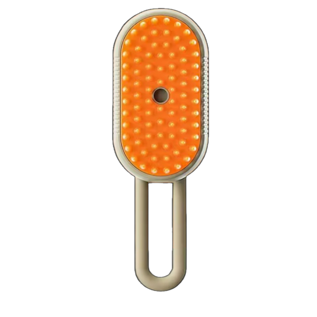 Escova Pet Antipelo Premium | Vapor Quente e Relaxamento
